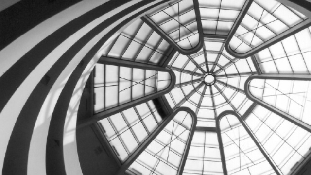 Guggenheim, gli interni del museo.