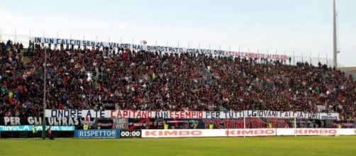 Cagliari Calcio, la tifoseria ultras degli Sconvolts.
