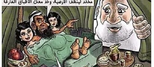 La vignetta satirica di Hattar che gli è costata la vita