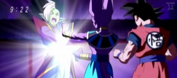 Bills matando a Zamasu en el episodio 59 Bills matando a Zamasu en el episodio 59