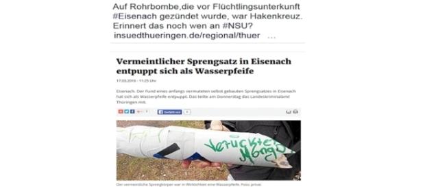 Die Bombe von Katharina König entpuppte sich als plumpe Attrappe. Die Bombe von Katharina König entpuppte sich als plumpe Attrappe.