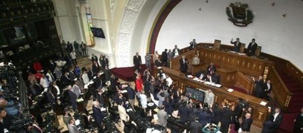 Sitzungsaal des venezolanischen Parlamentes Sitzungsaal des venezolanischen Parlamentes