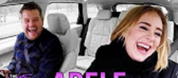"Adele Carpool Karaoke" youtube channel The Late Late Show With James Corden "Adele Carpool Karaoke" youtube channel The Late Late Show With James Corden