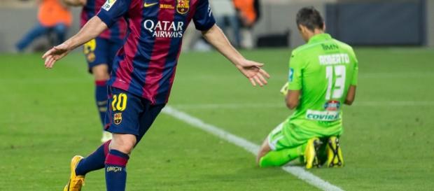 Messi se ve eclipsado por Neymar en su ausencia por lesión Messi se ve eclipsado por Neymar en su ausencia por lesión