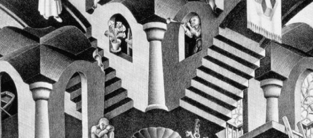 Particolare di un'opera di Escher Particolare di un'opera di Escher