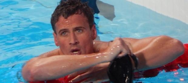 Ryan Lochte almost knocked out of the water on DWTS. Wikimedia user Chan Fan Ryan Lochte almost knocked out of the water on DWTS. Wikimedia user Chan Fan
