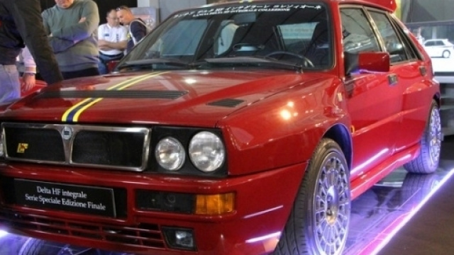 Lancia Delta HF integrale esposta alla Fiera di Padova Autoe Moto d'epoca