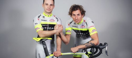 Filippo Pozzato insieme al compagno Mareczko