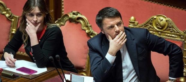 Il Premier Renzi e il Ministro Boschi. Il Premier Renzi e il Ministro Boschi.