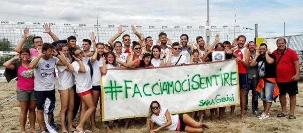 Sara Giada Gerini attiva l'hashtag #FacciamociSentire Sara Giada Gerini attiva l'hashtag #FacciamociSentire