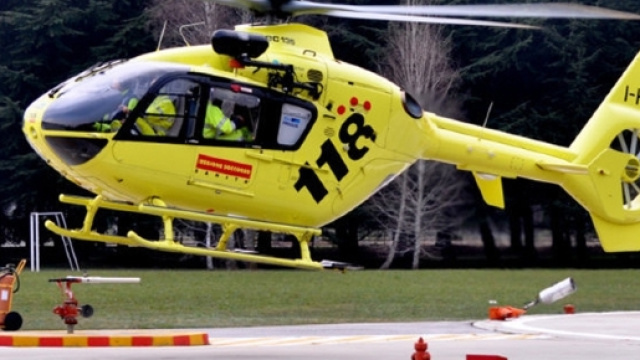 Elicottero del pronto intervento 118