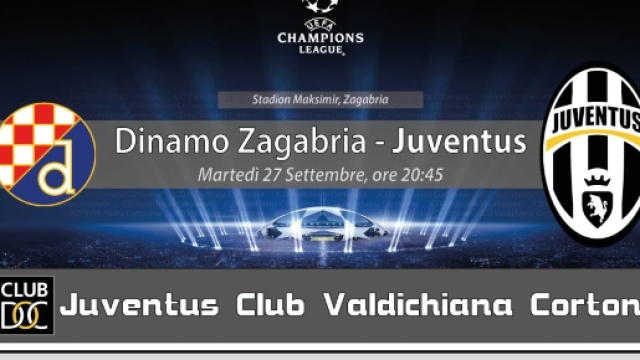 LIVE / Dinamo Zagabria-Juventus, cronaca DIRETTA e risultato in tempo reale, oggi marted&igrave; 27 settembre 2016