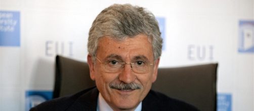 L'ex presidente dei DS, Massimo D'Alema
