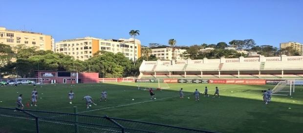 Após folga de dois dias, Fluminense inicia preparação para encarar o Sport (Foto: NCB-Fluminense) Após folga de dois dias, Fluminense inicia preparação para encarar o Sport (Foto: NCB-Fluminense)