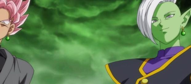 Black y el Kaio-Shin inmortal Zamasu Black y el Kaio-Shin inmortal Zamasu