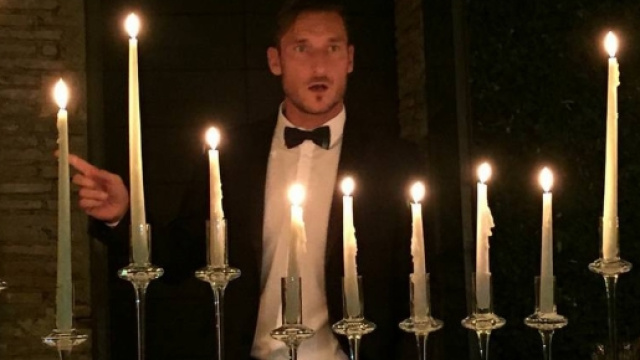 Totti spegne tutte e 40 le candeline