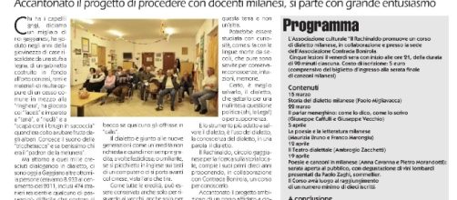 L'assessore alla cultura della Regione Lombardia vuole finanziare le scuole che insegnano il dialetto (Foto di repertorio)