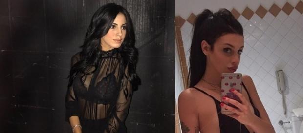 Da sinistra Giulia De Lellis e Asia Nuccetelli Da sinistra Giulia De Lellis e Asia Nuccetelli