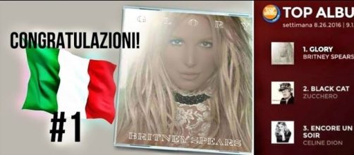 Britney Spears in classifica 'FIMI' (Federazione Industriale di Musica Italiana)