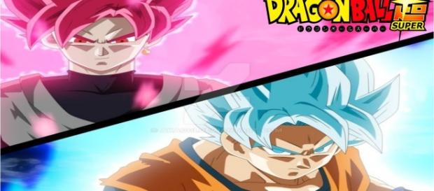 GOKU FASE ROSE VS GOKU BLUE DBS GOKU FASE ROSE VS GOKU BLUE DBS