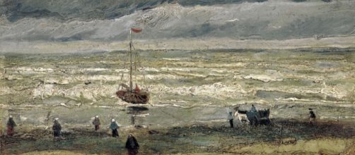 La spiaggia di Scheveningen durante un temporale di Van Gogh