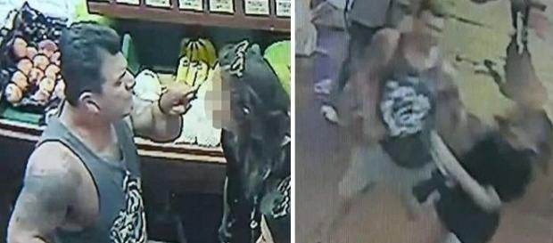 Flagrante aconteceu em um supermercado Flagrante aconteceu em um supermercado
