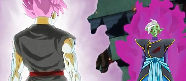 batalla referencial entre Black Goku y Zamasu del presente batalla referencial entre Black Goku y Zamasu del presente