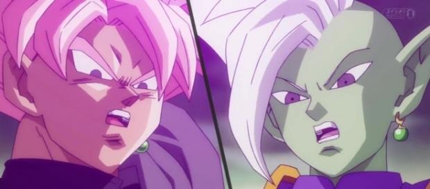 Black et Zamasu, prêt à achever nos héros. Black et Zamasu, prêt à achever nos héros.
