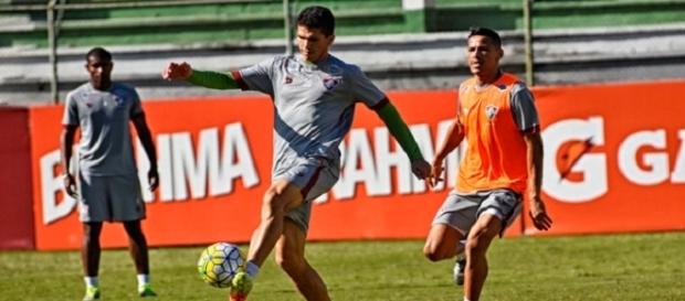 Magno Alves se igualou a Washington como nono maior artilheiro da história do Fluminense no sábado (Foto: Arquivo) Magno Alves se igualou a Washington como nono maior artilheiro da história do Fluminense no sábado (Foto: Arquivo)