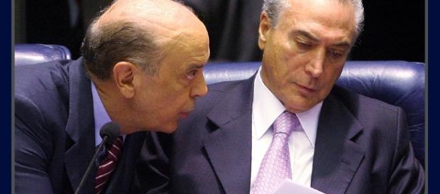 Serra e Temer estão indiferentes às manifestações Serra e Temer estão indiferentes às manifestações