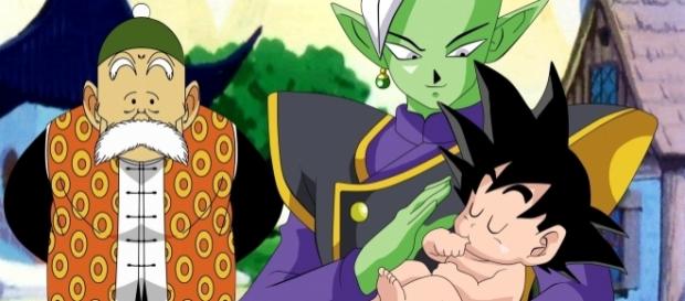 Zamasu alterando la historia y robandose a goku Zamasu alterando la historia y robandose a goku