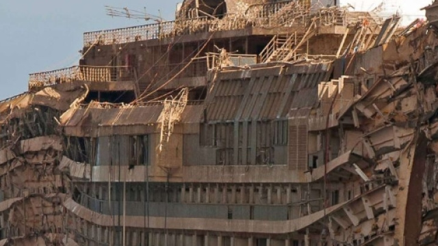 Costa Concordia: il relitto recuperato dopo il sinistro.