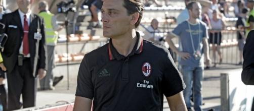 Vincenzo Montella, alla prima stagione sulla panchina del Milan