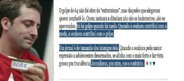 Gregório acusa Folha de dar 'golpe' Gregório acusa Folha de dar 'golpe'