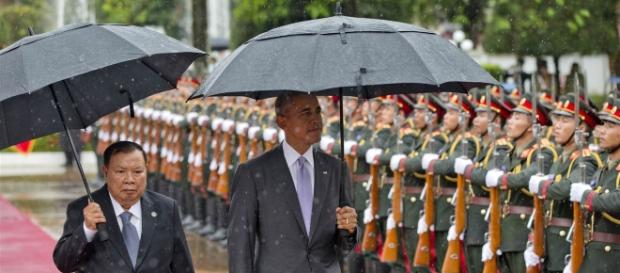 Obama rencontre le président du Laos Obama rencontre le président du Laos