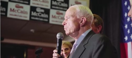John McCain dismisses Donald trump as the next President. Credit: YouTube - John McCain on Arizona's Future - John McCain