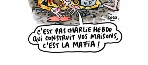 La vignetta di risposta di Charlie Hebdo agli attacchi degli ultimi giorni