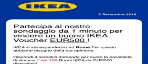 Whatsapp, attenzione alla truffa "BUONO IKEA",