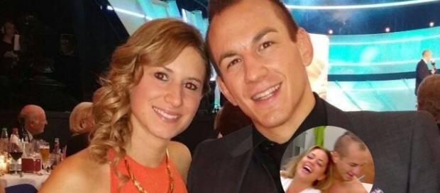 Sandra Musch und Frank Stäbler sind verlobt / Kleines Bild: Jessica und Frank im TV-Knast Sandra Musch und Frank Stäbler sind verlobt / Kleines Bild: Jessica und Frank im TV-Knast