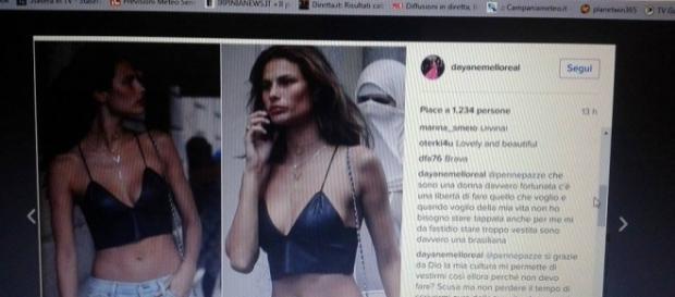 Dayane replica alle critiche sfoggiando un top mozzafiato Dayane replica alle critiche sfoggiando un top mozzafiato