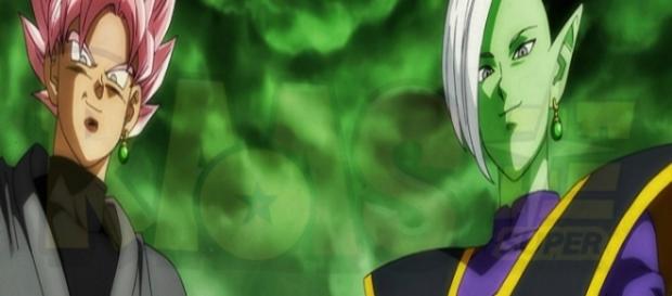 En los próximos episodios se nos revelaría la identidad del misterioso Goku Black. En los próximos episodios se nos revelaría la identidad del misterioso Goku Black.