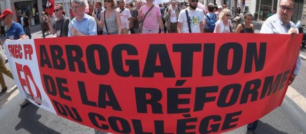 Grève enseignante ce jeudi contre la nouvelle réforme du collège Grève enseignante ce jeudi contre la nouvelle réforme du collège