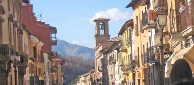 Il paese di Amatrice prima del terremoto Il paese di Amatrice prima del terremoto