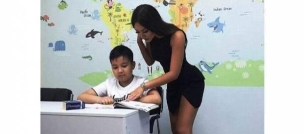 La profesora denominada la más hermosa es tendencia en redes sociales La profesora denominada la más hermosa es tendencia en redes sociales