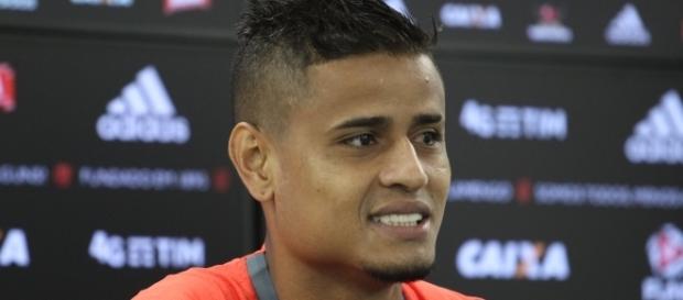 Meia-atacante Everton do Flamengo Meia-atacante Everton do Flamengo
