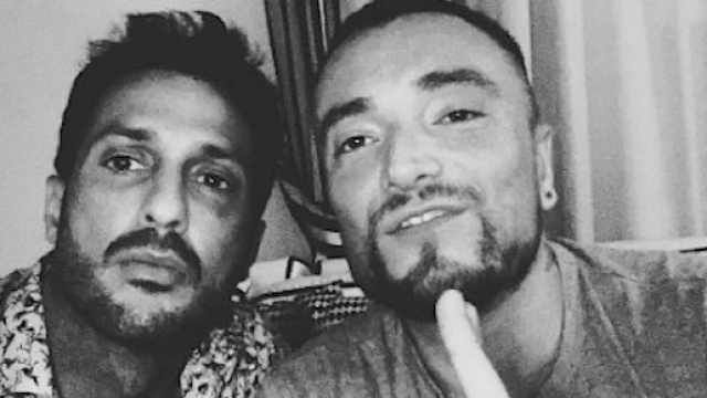 Fabrizio Corona con Gué Pequeno