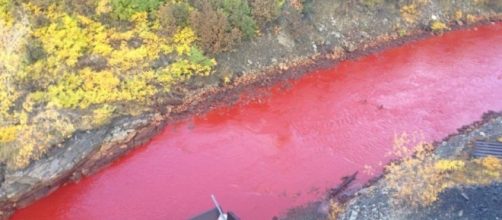 Russia, fiume diventa rosso: mistero