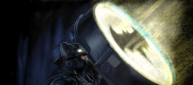 Batman espera la llegada de Superman en Batman vs Superman Batman espera la llegada de Superman en Batman vs Superman