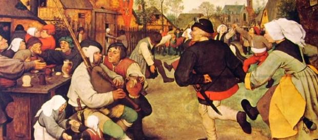 La danza dei contadini di Brueghel La danza dei contadini di Brueghel
