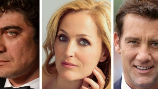 Riccardo Scamarcio, Gillian Anderson e Clive Owen